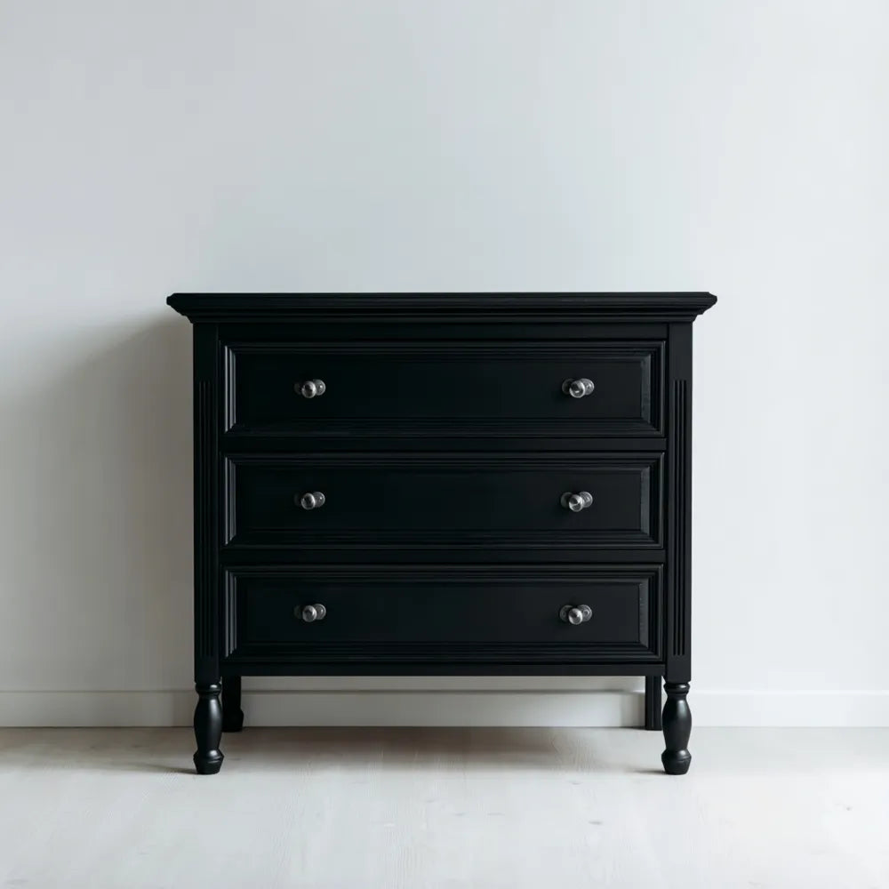 Chest of Drawers – Wood 90x45x80 cm – Black