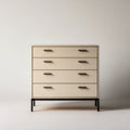 Chest of Drawers Wood 80x40x90 cm - Beige - Minimalist Design